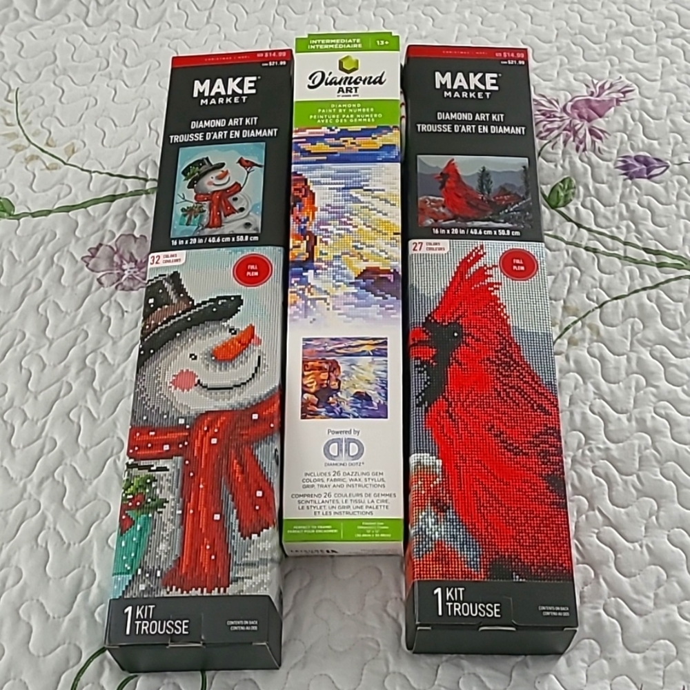 Diamond Paint Kits (2) Full Drill